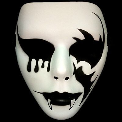 400x400 led glow hand made cosplay horror ghost party costume face v - Purge Mask Drawing