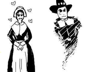 300x250 vampire puritan anime person loves ghost drawing - Puritan Drawing