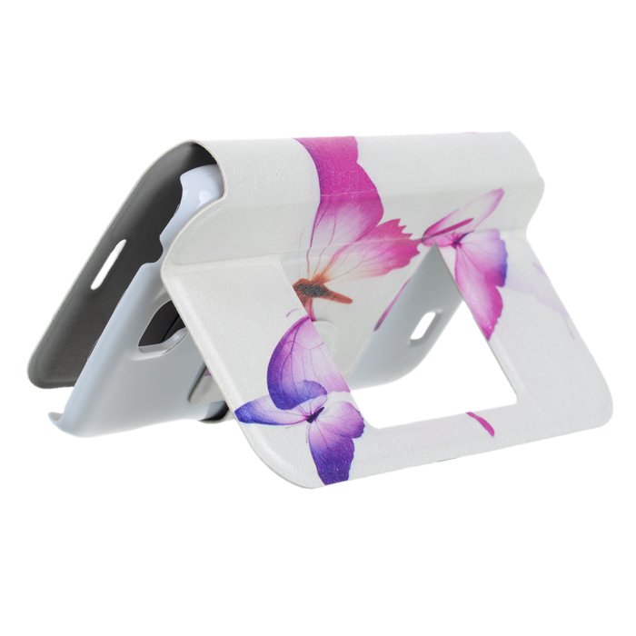 700x700 kinston purple butterfly drawing pattern pu leather cover pouches - Purple Butterfly Drawing