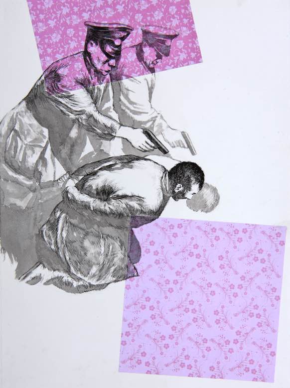 582x779 Ink Drawings Thomas Moore - Purple Drawings