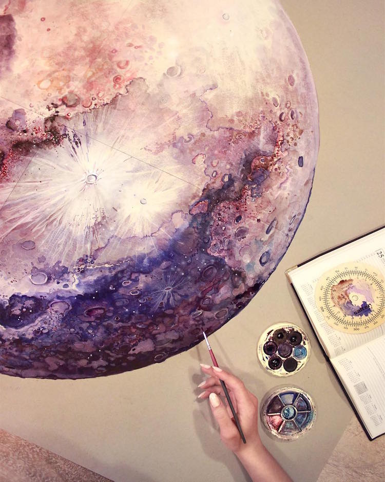 750x938 vibrant color pencil drawings show everyday items in incredible detail - Purple Drawings