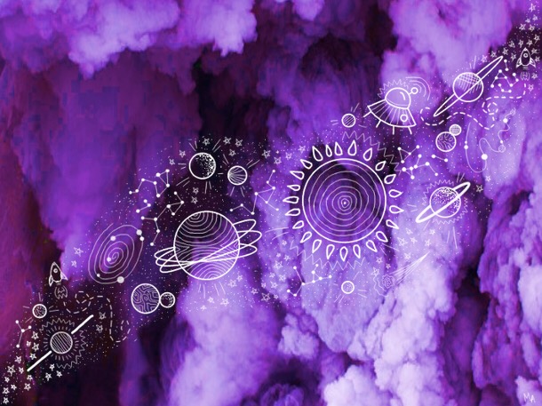 610x457 kwonjiyongg's photos, drawings and gif purple aesthetic - Purple Drawings