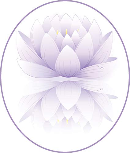 425x501 pretty purple ombre lotus flower drawing icon vinyl - Purple Flower Drawing