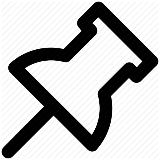 512x512 drawing pin, notice pin, noticeboard, noticeboard pin, push pin - Push Drawing