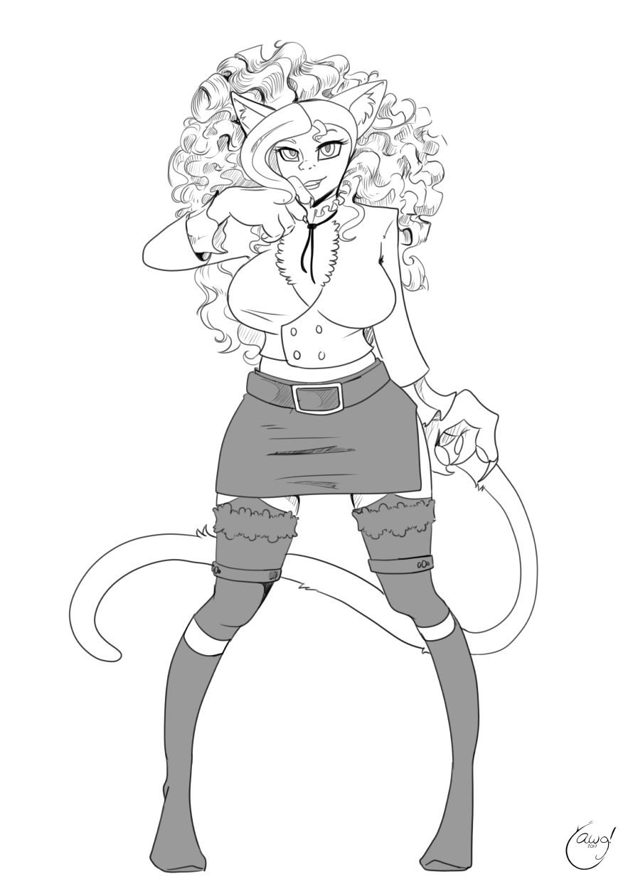 883x1250 Dirt Artist - Puss In Boots Drawing