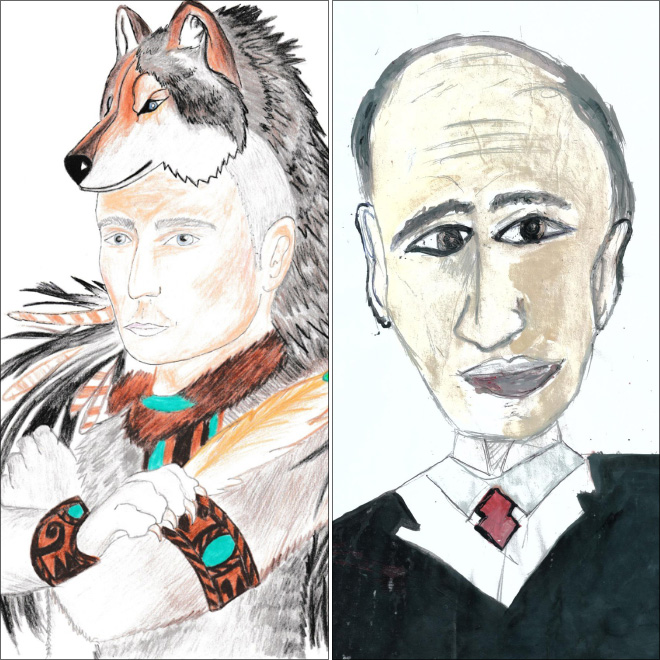 660x660 putin drawings competition for russian schoolkids - Putin Drawing