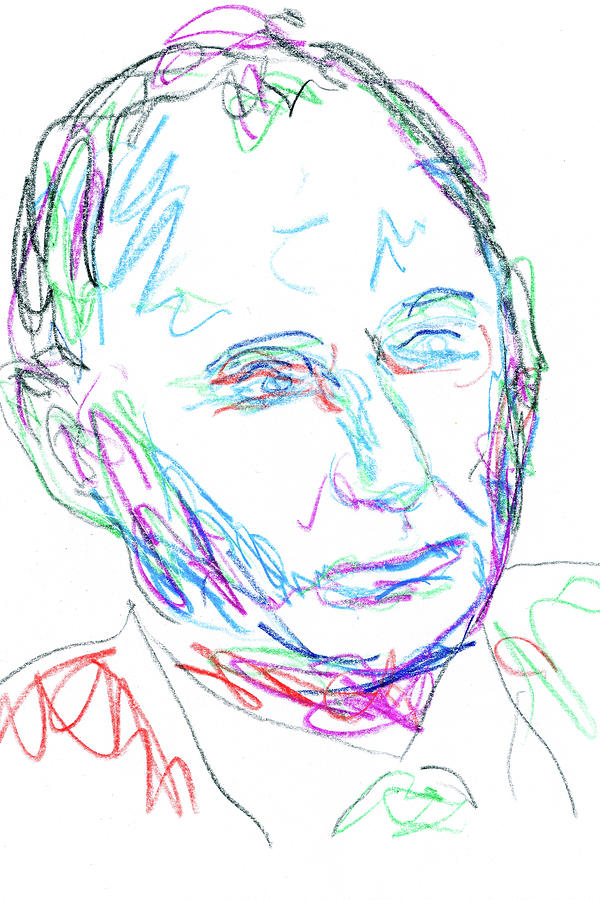 600x900 Vladimir Putin Drawing - Putin Drawing