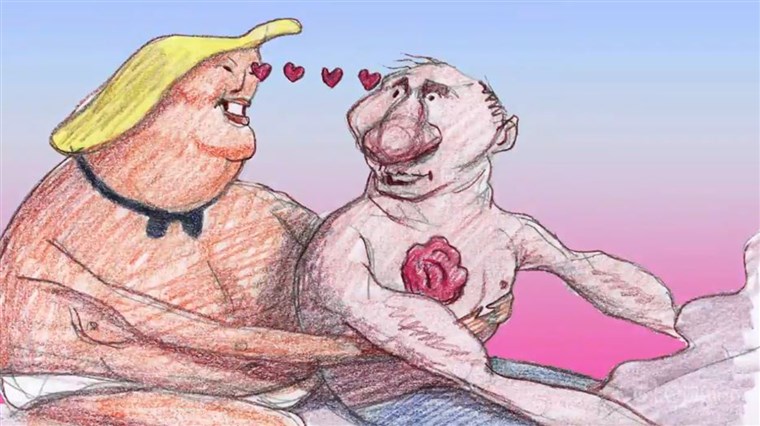 760x426 New York Times' Trump Putin Cartoon Criticized As 'homophobic' - Putin Drawing