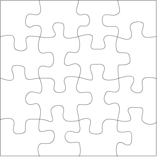 521x522 How To Draw Puzzle Pieces - Puzzle Drawing