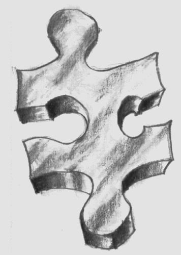 356x500 Huge Collection Of 'puzzle Piece Drawing' Download More Than - Puzzle Pieces Drawing