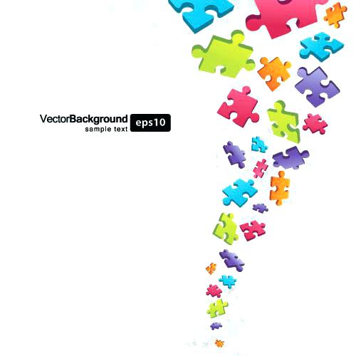 500x500 Puzzle Pieces Vector Sun In Image Drawing Wlco - Puzzle Pieces Drawing