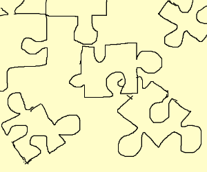 300x250 Puzzle Pieces Drawing - Puzzle Pieces Drawing