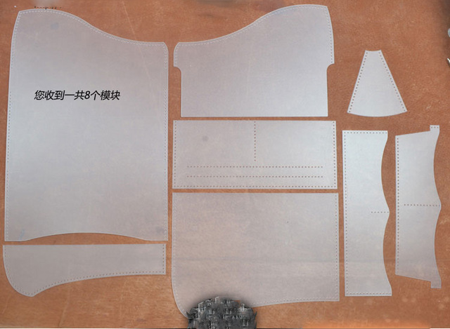 640x469 leather wallet sewing pattern diy leather craft pvc drawing - Pvc Drawing