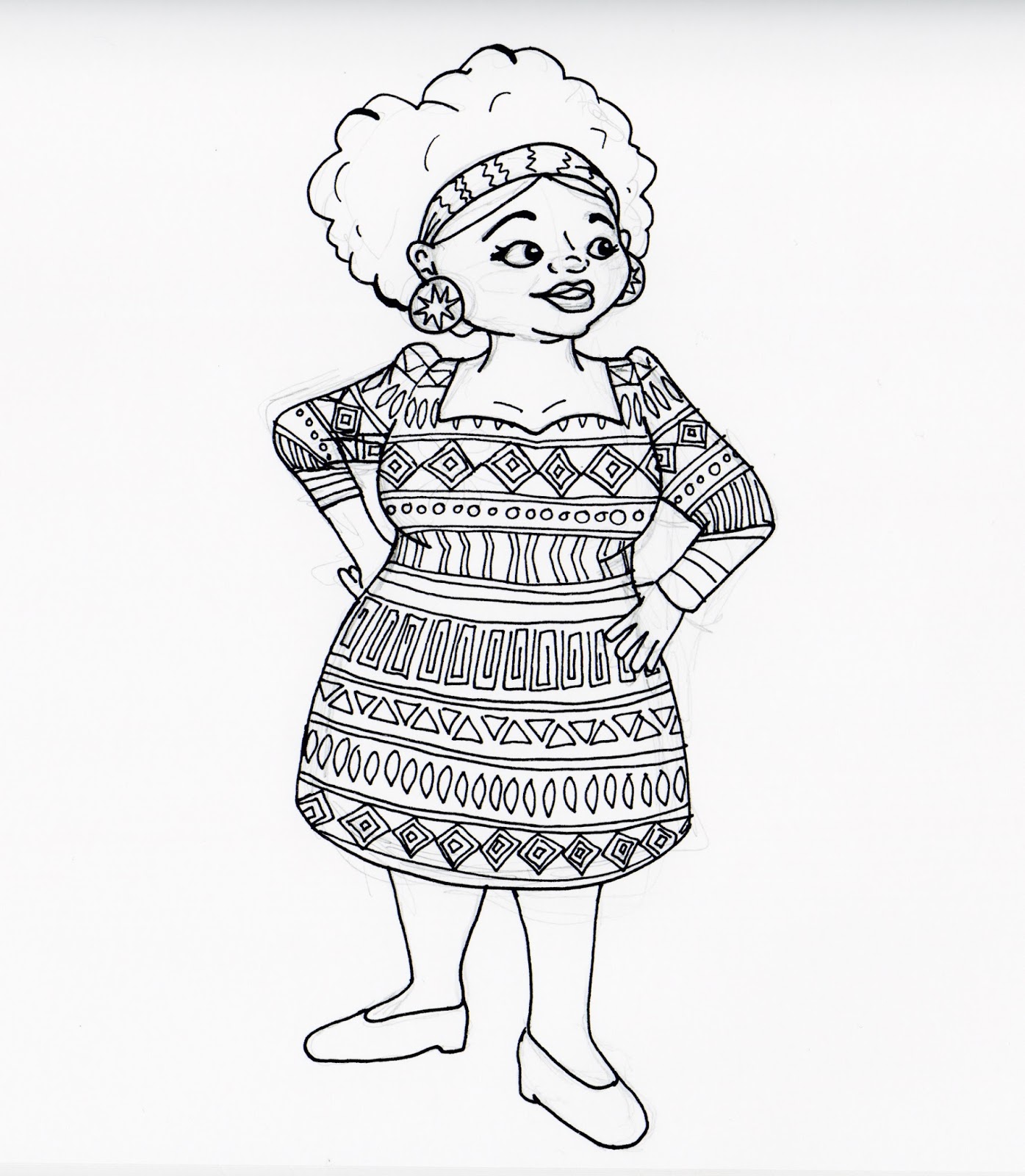 1395x1600 scarlet pyjamas draw lent week - Pyjamas Drawing