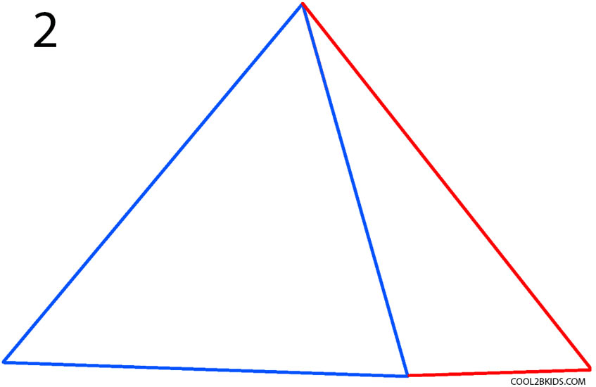 847x550 how to draw a pyramid - Pyramid Drawing