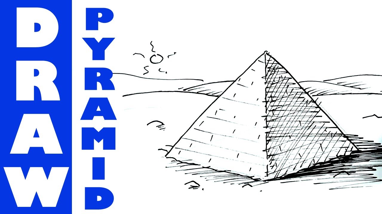 1280x720 how to draw a pyramid - Pyramid Drawing