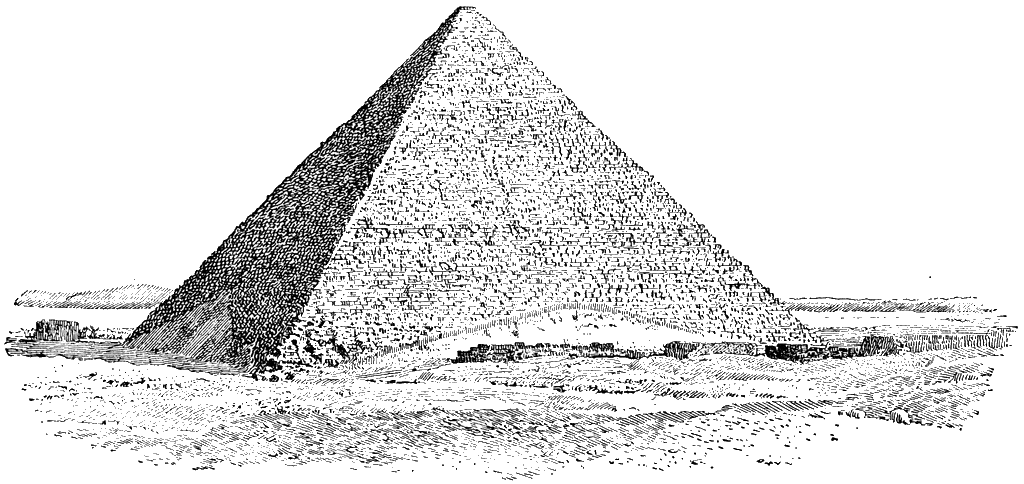 1024x484 pyramid egypt giza drawing transparent png - Pyramid Drawing