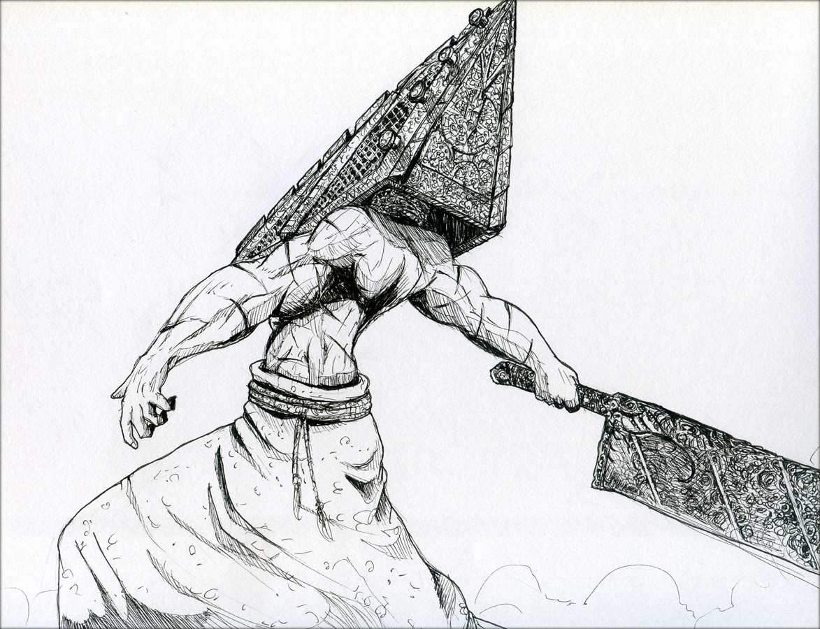 1173x900 Pyramid Drawing Hill For Free Download - Pyramid Head Drawing. 
