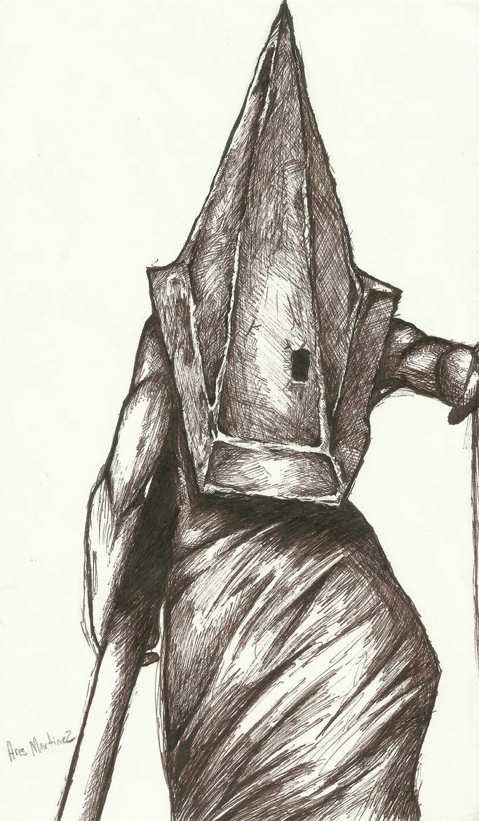 683x1170 pyramid head drawing - Pyramid Head Drawing