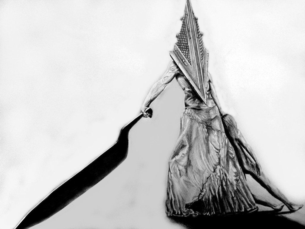 Pyramid Head Drawing At Paintingvalley Com Explore Collection Of.