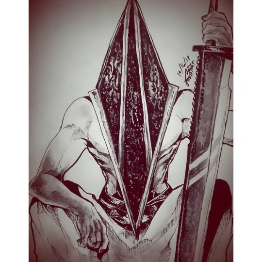 540x540 pyramid head drawing tumblr - Pyramid Head Drawing