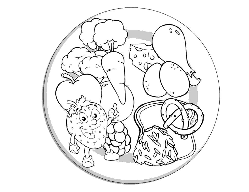 1024x791 Food Groups Pyramid Coloring Pages Health Breads Hand Hand Drawing - Pyramid Line Drawing