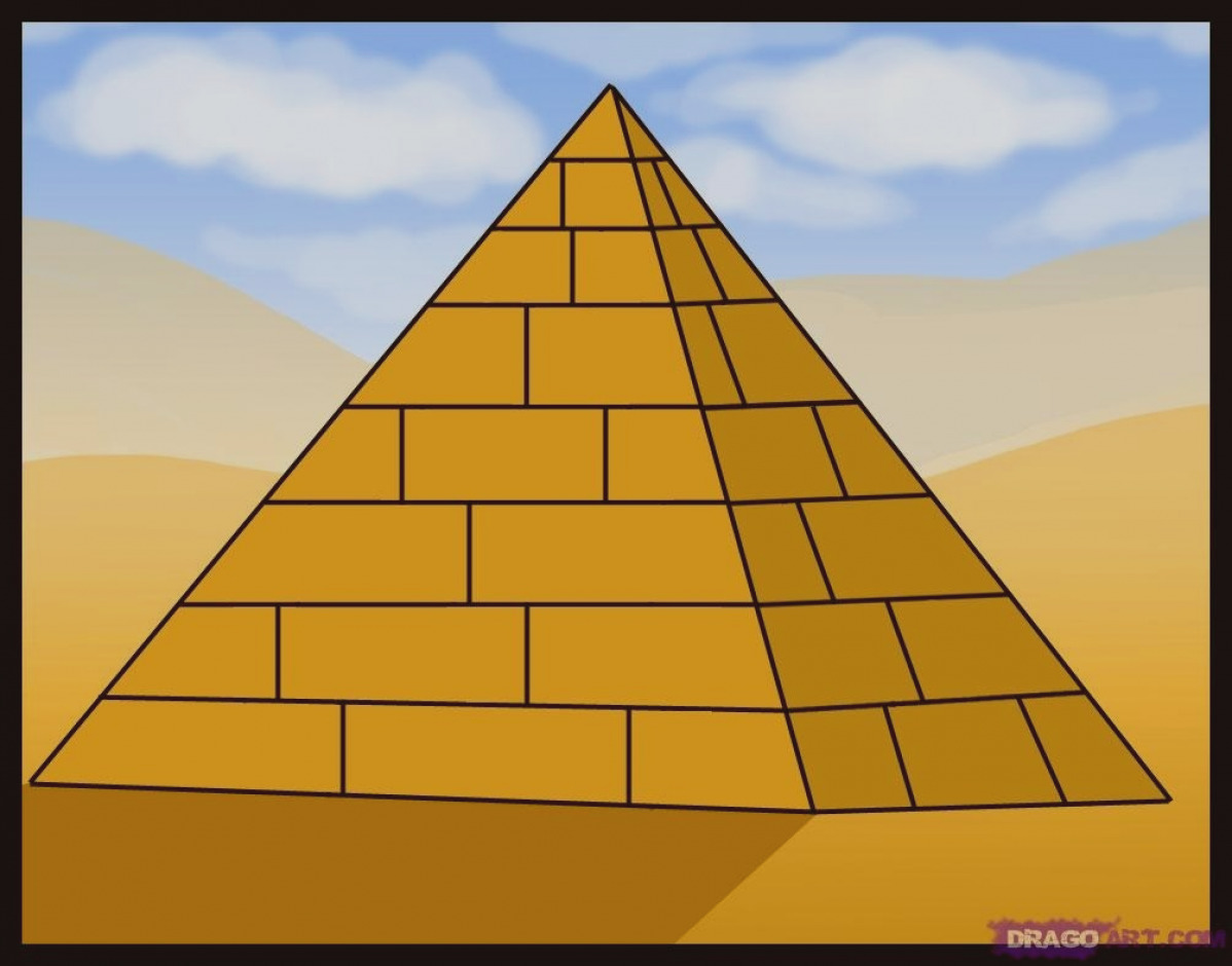 рисунки на пирамидах