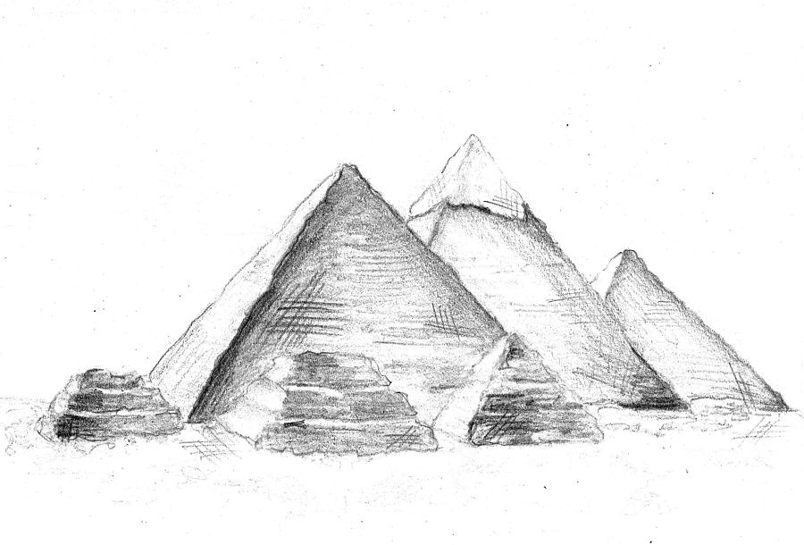 Pyramid Of Giza Drawing at Explore collection of