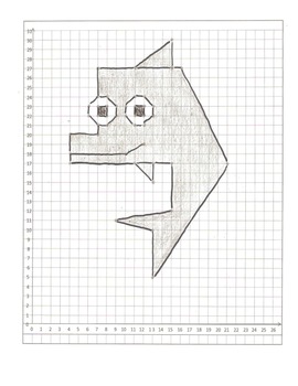 270x350 coordinate graphing pictures a seal, a whale, a dolphin all - Quadrant Drawing