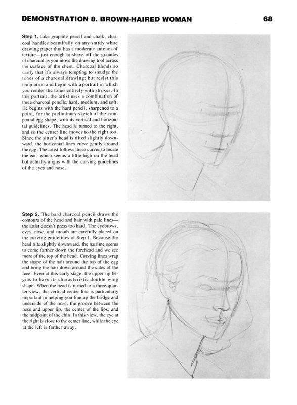 587x800 drawing a portrait in three quarter view - Quarter Drawing