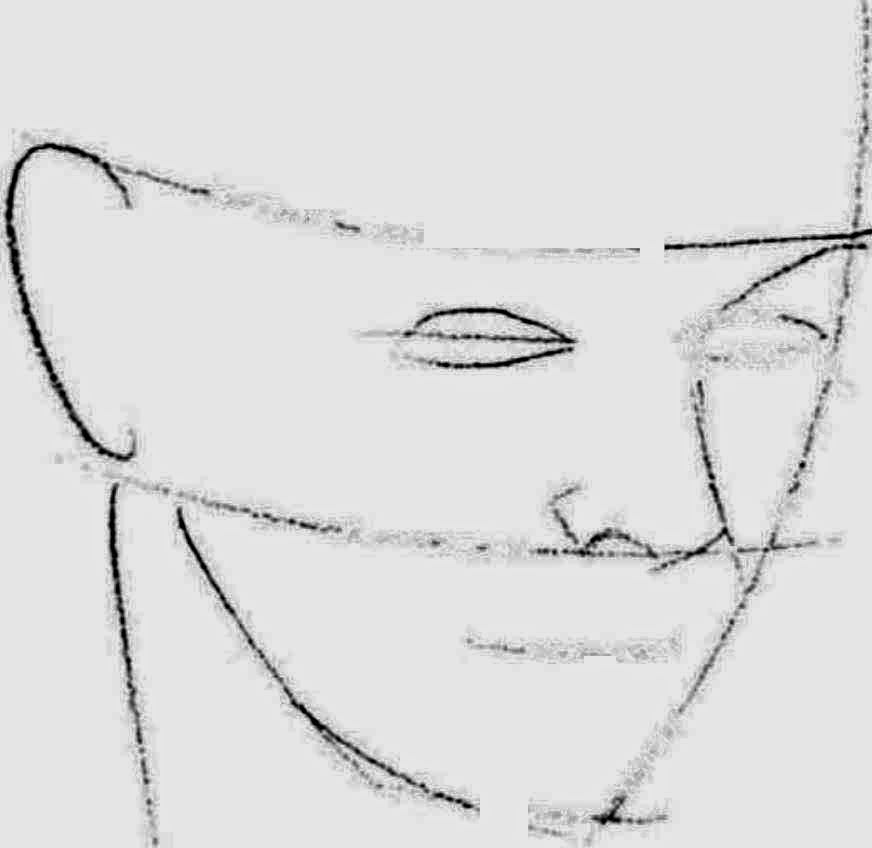 872x848 drawings women three quarter view - Quarter Drawing