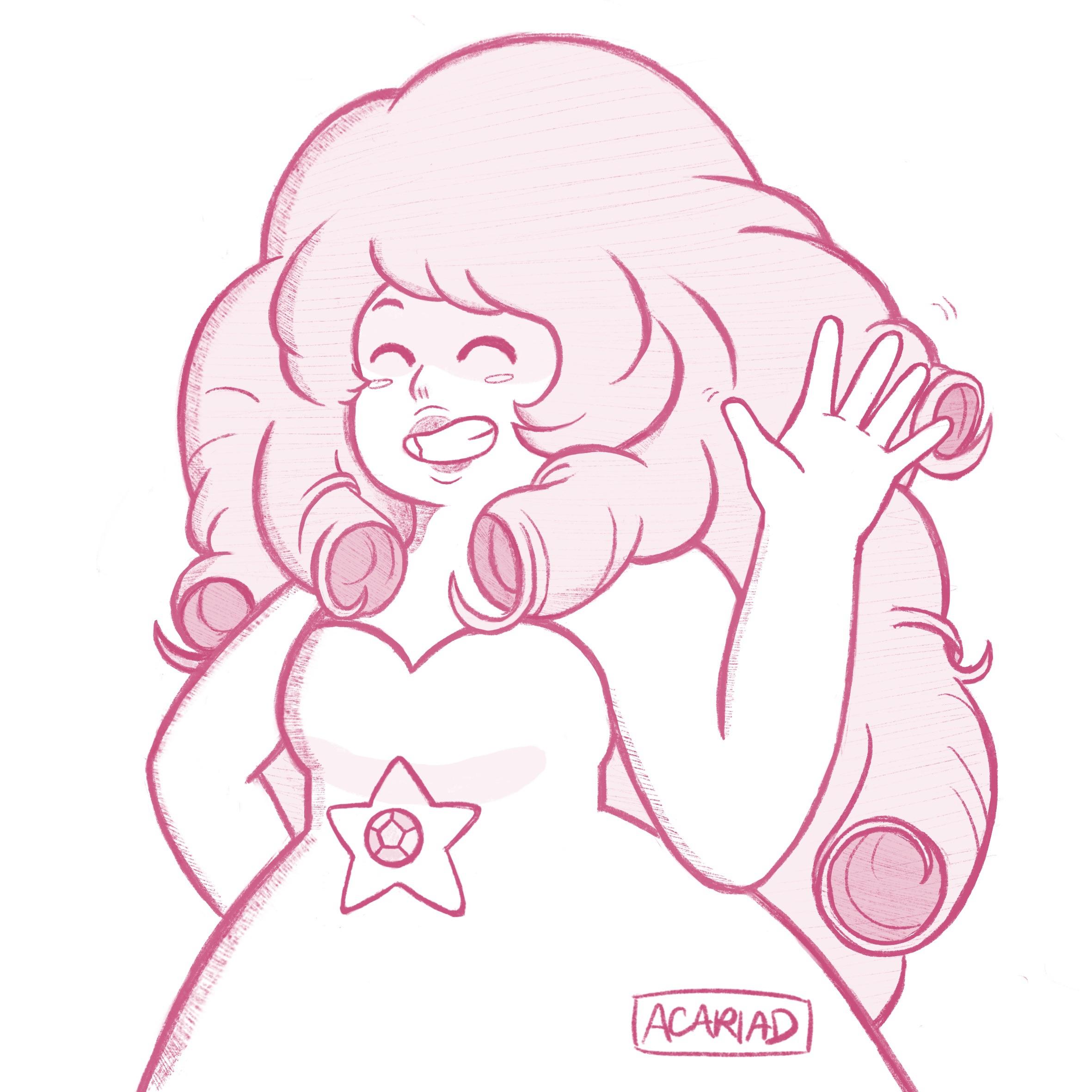 2362x2362 drawing all the gems rose quartz! yes, she counts stevenuniverse - Quartz Drawing
