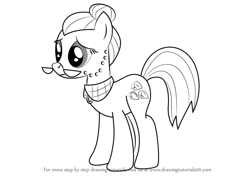 800x567 learn how to draw cloudy quartz from my little pony - Quartz Drawing