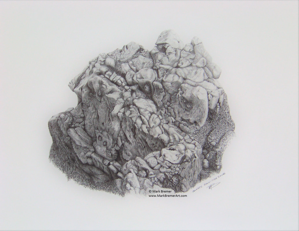 1036x800 pencil drawing quartz rock - Quartz Drawing