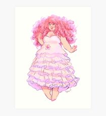 210x230 rose quartz drawing art prints redbubble - Quartz Drawing
