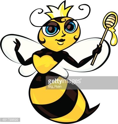 404x424 cartoon queen bee drawing bee drawing, bee clipart, queen bee - Queen Bee Drawing