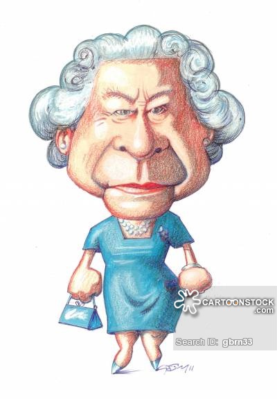 400x575 queen elizabeth cartoons and comics - Queen Cartoon Drawing