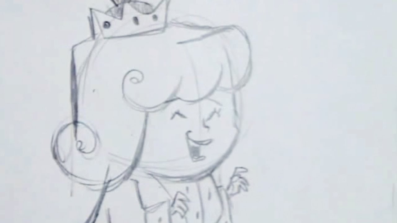1280x720 how to draw a queen - Queen Cartoon Drawing