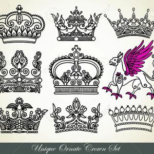 300x300 king and queen crown clip art arenawp - Queen Crown Drawing