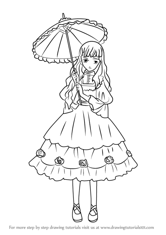 565x800 learn how to draw queen victoria from black butler - Queen Drawing