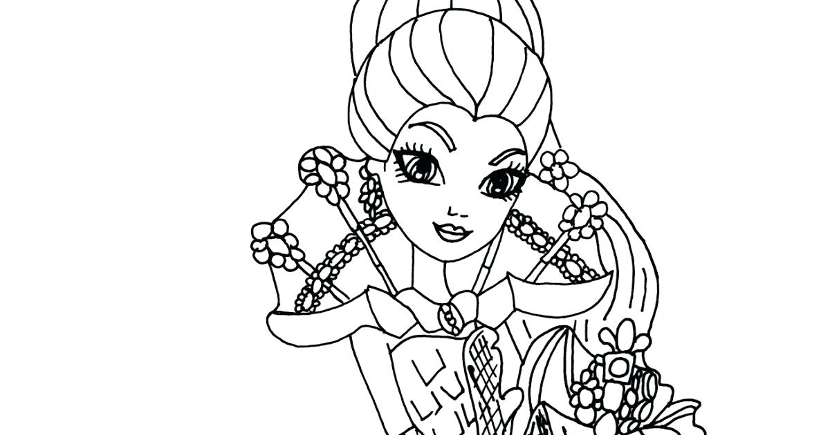 1200x630 Drawing Raven Queen Ever After High Coloring Pages Halloween Scary - Queen Drawing For Kids