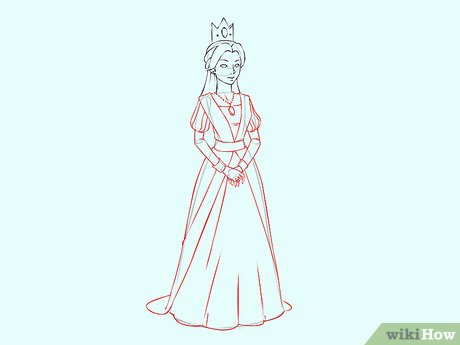 460x345 How To Draw A Queen - Queen Drawing Images
