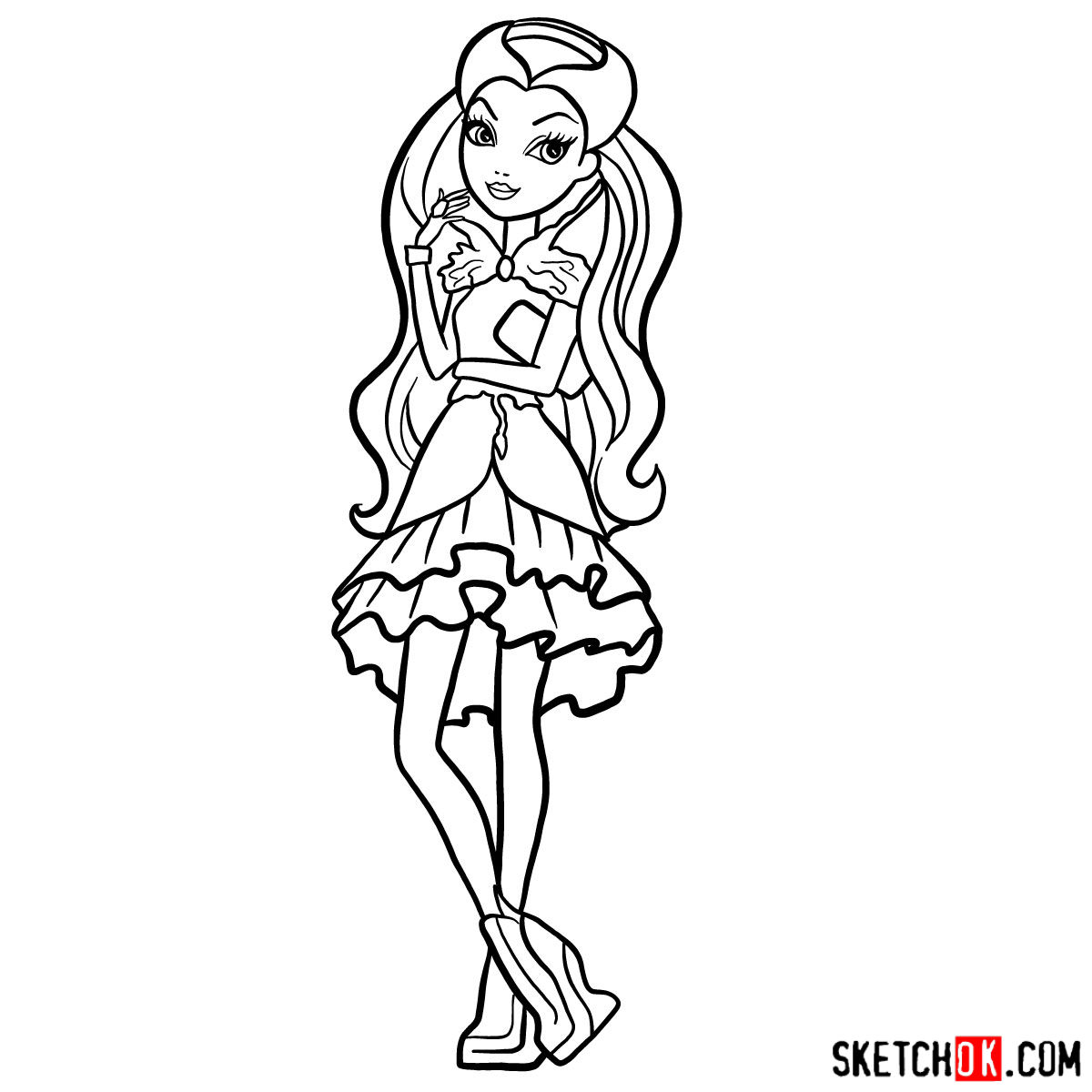 1200x1200 How To Draw Raven Queen - Queen Drawing Images