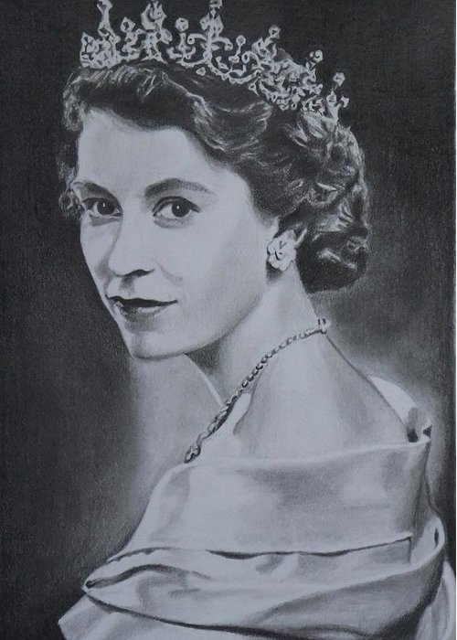 Queen Elizabeth Drawing at PaintingValley.com | Explore collection of ...