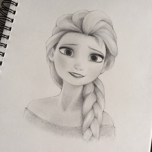 500x500 Queen Elsa Shared - Queen Elsa Drawing