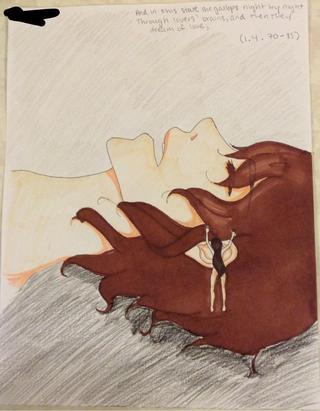 320x411 english project queen mab from romeo and juliet is whispering - Queen Mab Drawing Assignment