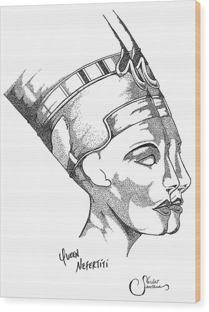 414x618 queen nefertiti drawing - Queen Nefertiti Drawing