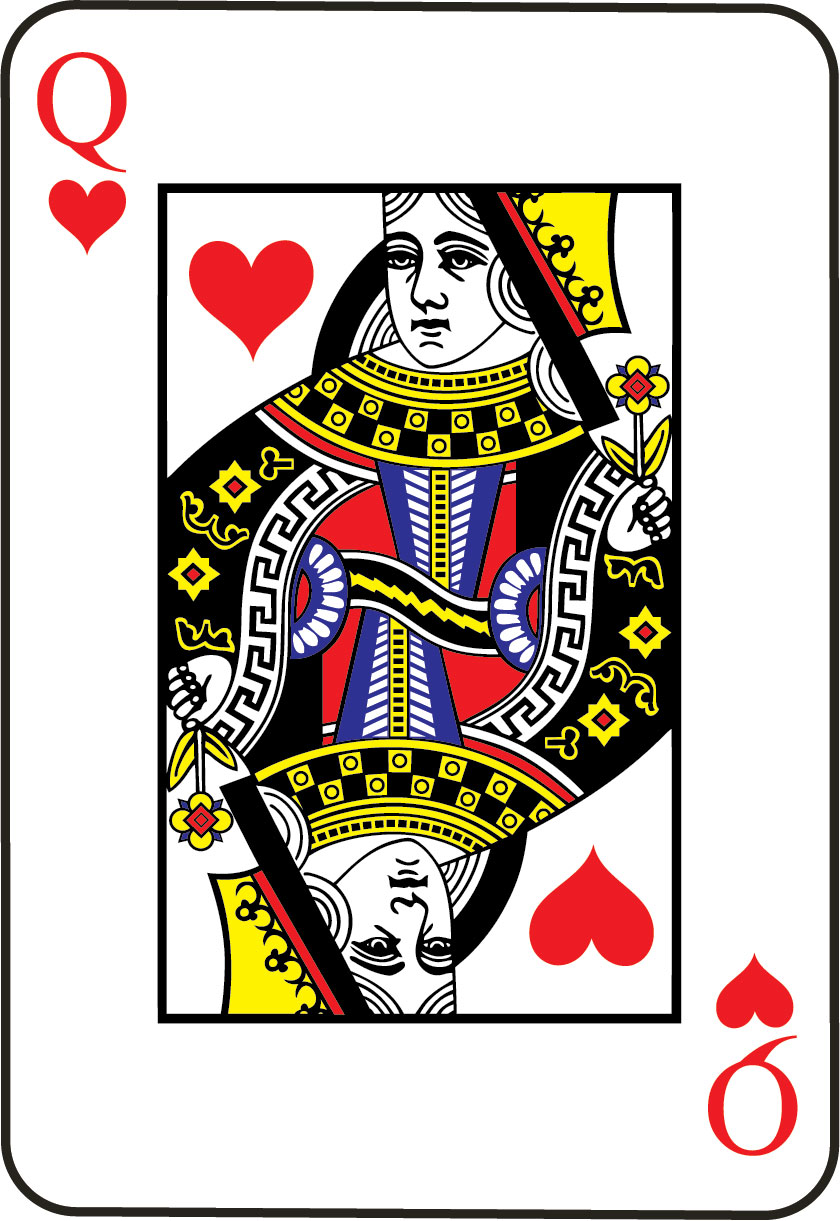 Queen Of Hearts Drawing