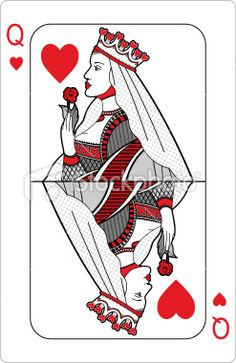 236x363 queen of hearts arrow free library - Queen Of Hearts Card Drawing