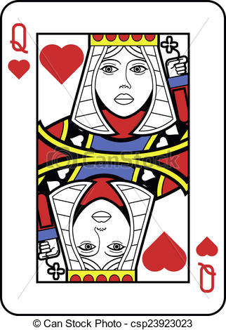 322x470 queen of hearts card vector download - Queen Of Hearts Card Drawing